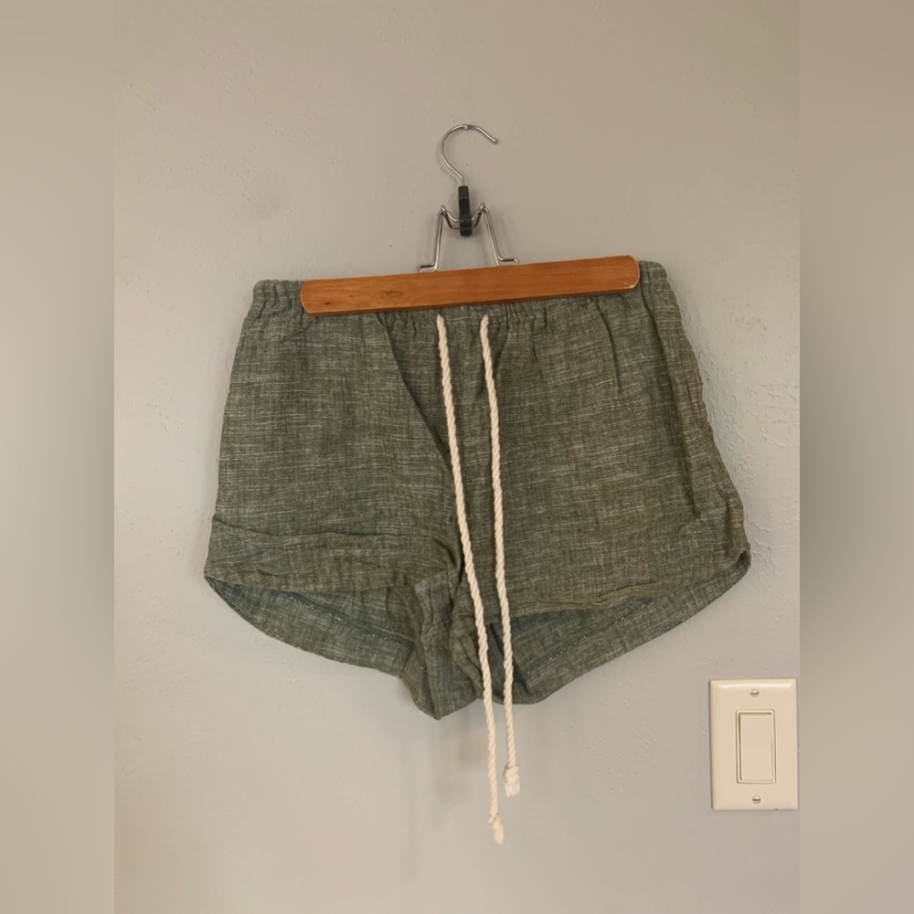 Mossimo green drawstring shorts